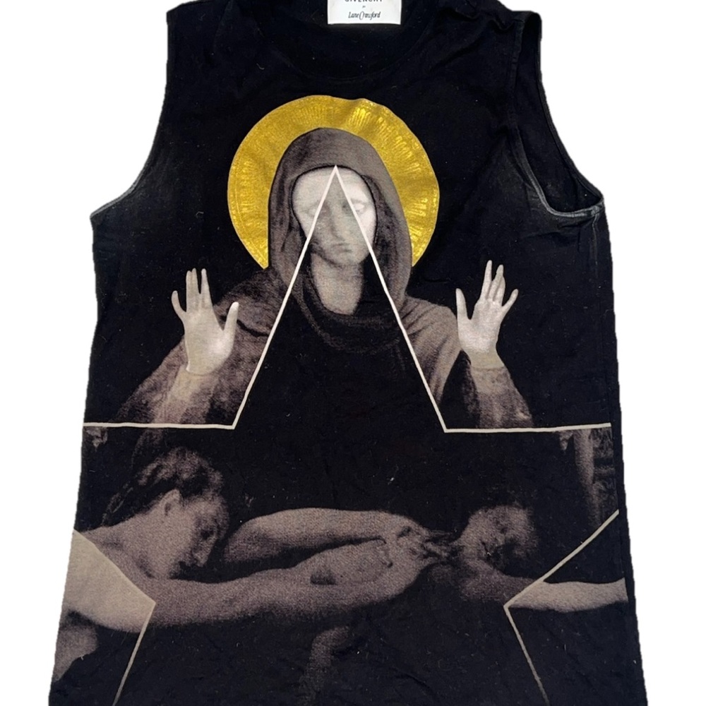 Givenchy Ricardo Tisci 2011 LIMITED EDITION MENS MADONNA HALO GOTHIC TANKTOP